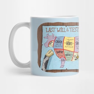 Cow Will & Testament Mug